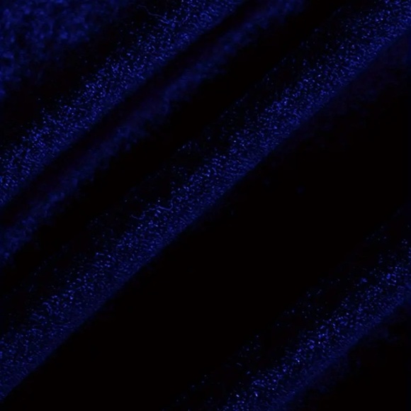 Blue Velvet High Neck Long Sleeve Bodycon
Dress - Picture 6 of 7